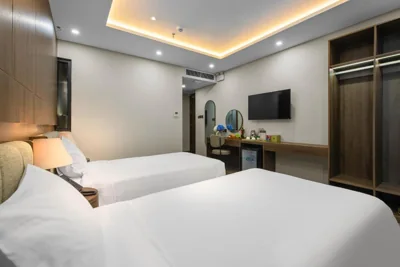 Deluxe Twin Room — Nature Hotel - Lac Long Quan